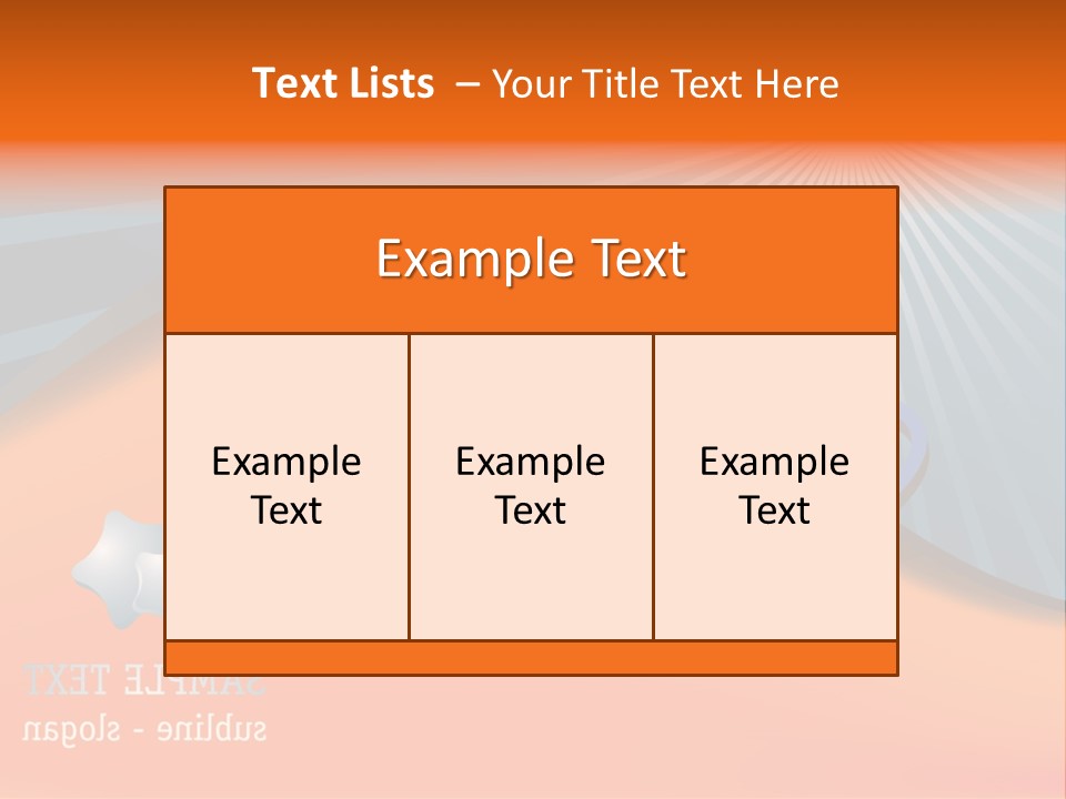 Banner Blank Business PowerPoint Template