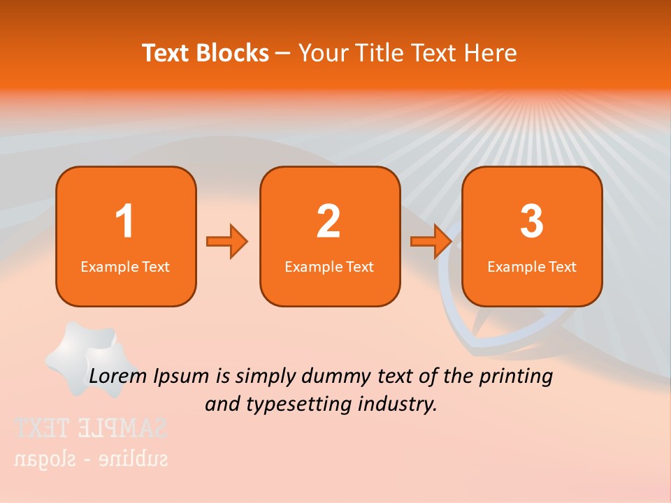 Banner Blank Business PowerPoint Template