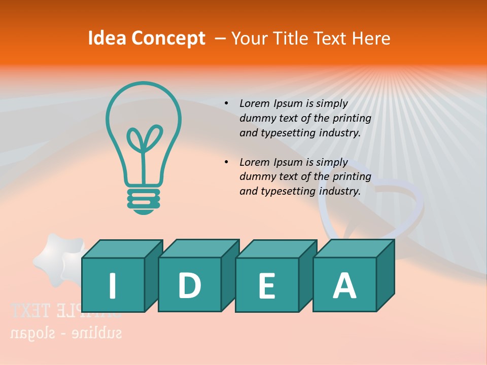 Banner Blank Business PowerPoint Template