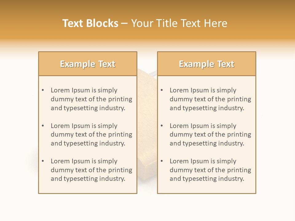 A Golden Padlock With A Key On A White Background PowerPoint Template