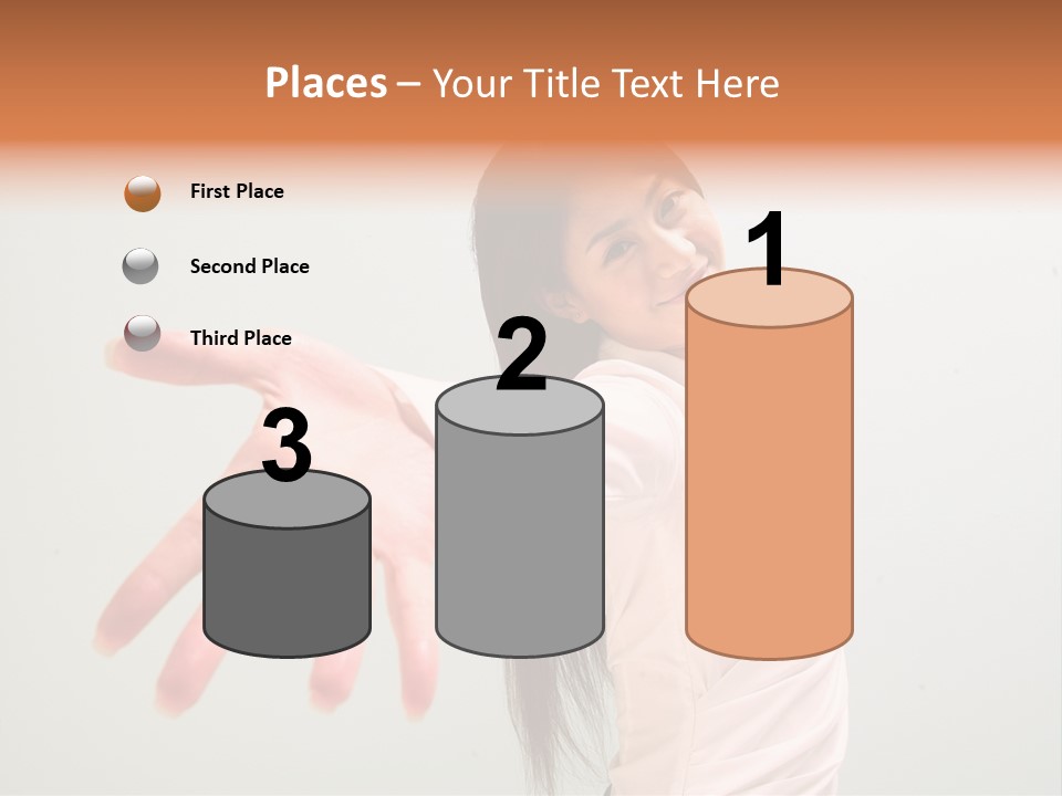 Secretary College Young PowerPoint Template