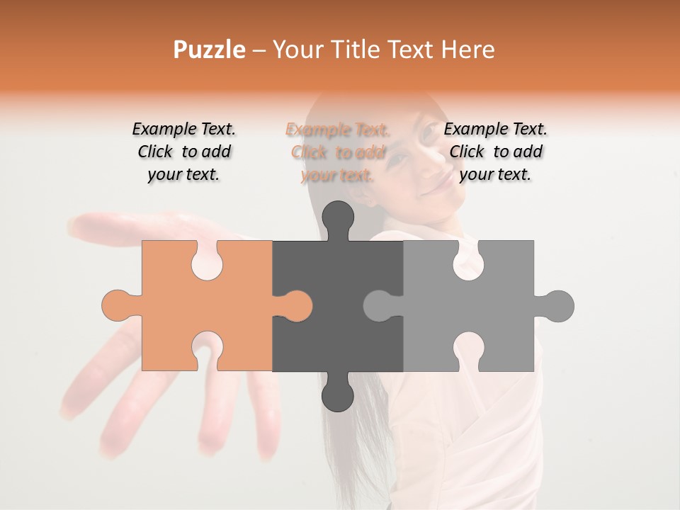 Secretary College Young PowerPoint Template