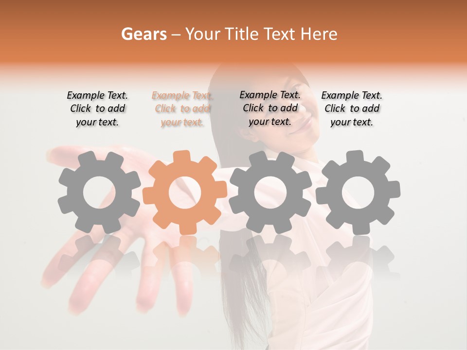 Secretary College Young PowerPoint Template