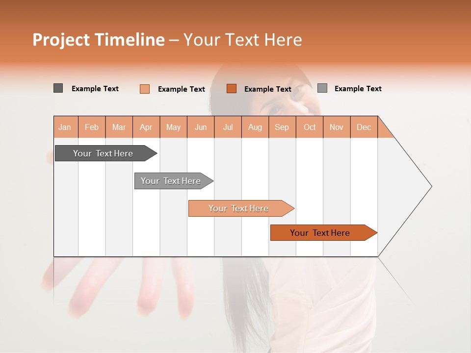 Secretary College Young PowerPoint Template