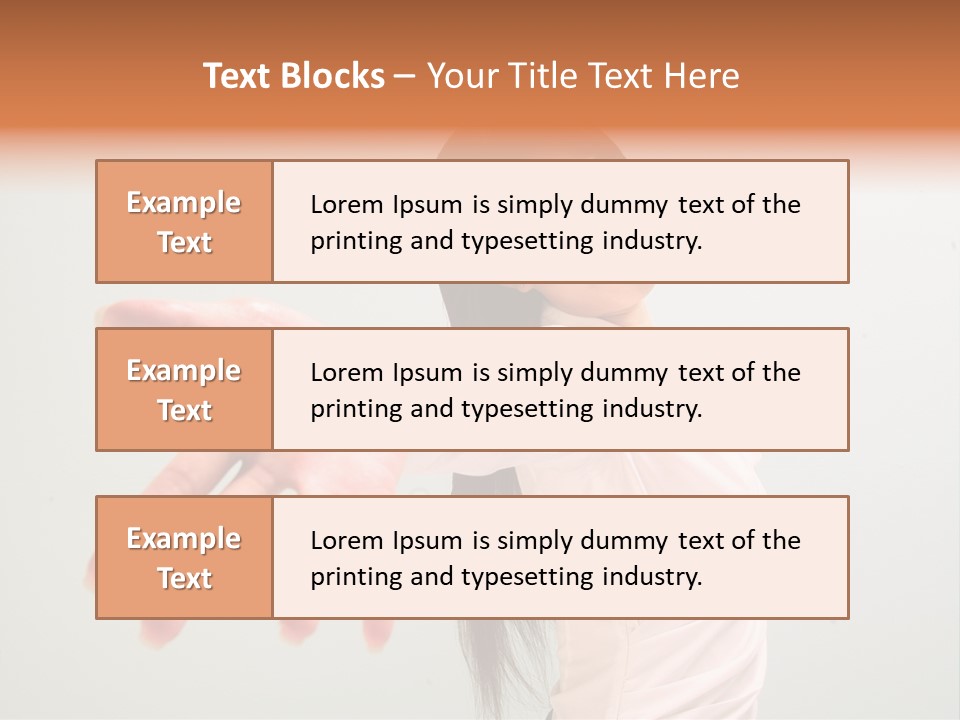 Secretary College Young PowerPoint Template