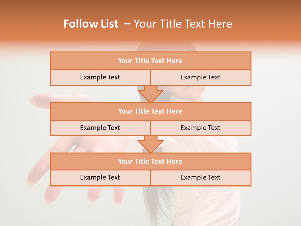 Secretary College Young PowerPoint Template
