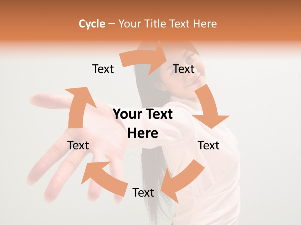 Secretary College Young PowerPoint Template