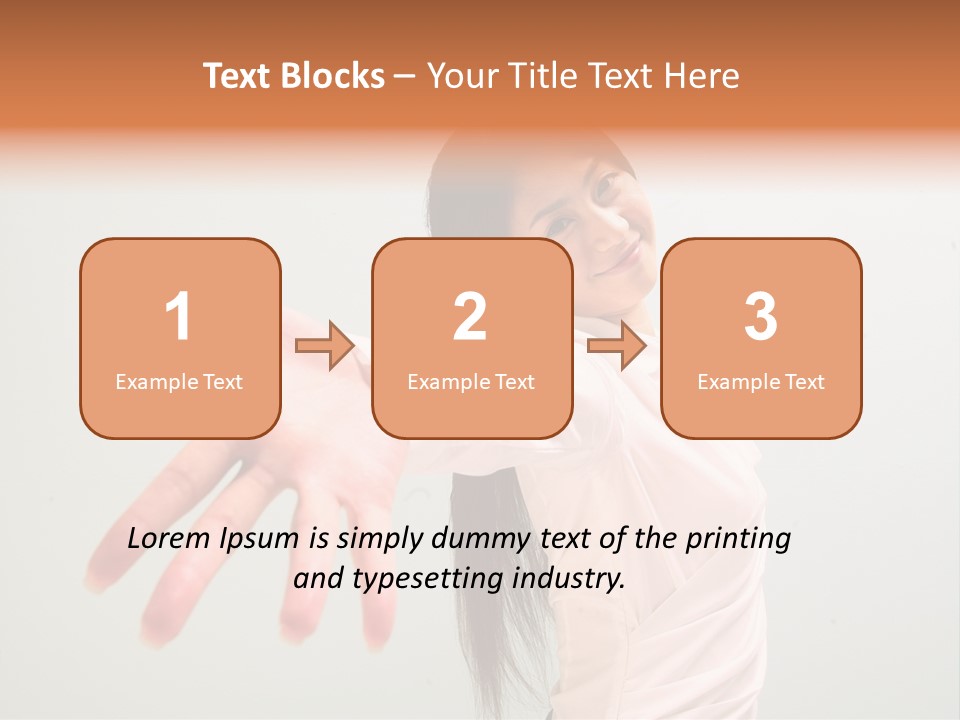 Secretary College Young PowerPoint Template