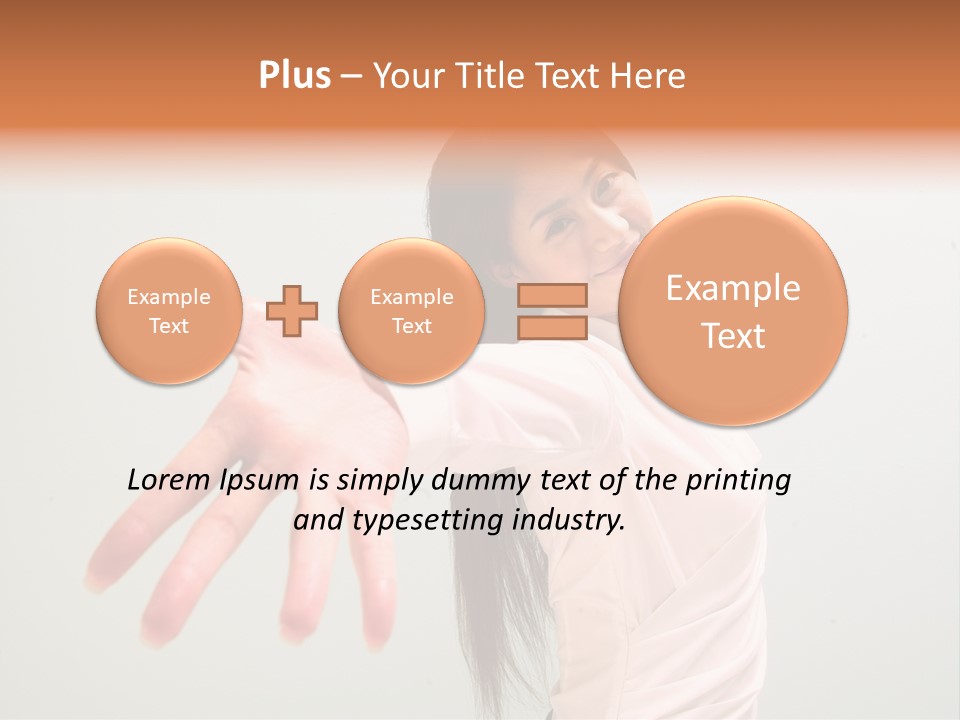 Secretary College Young PowerPoint Template