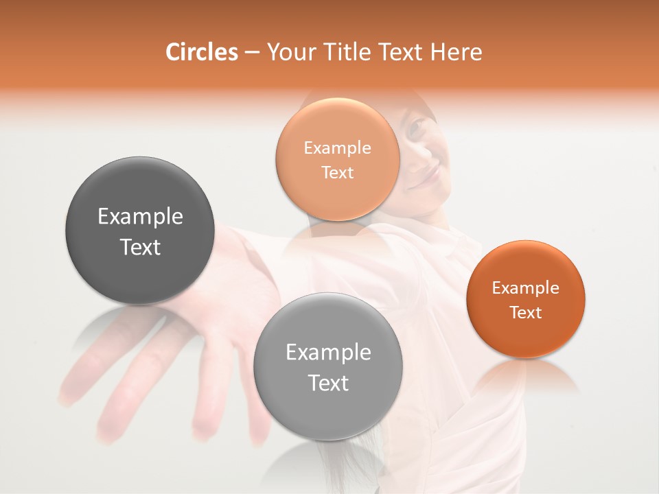 Secretary College Young PowerPoint Template
