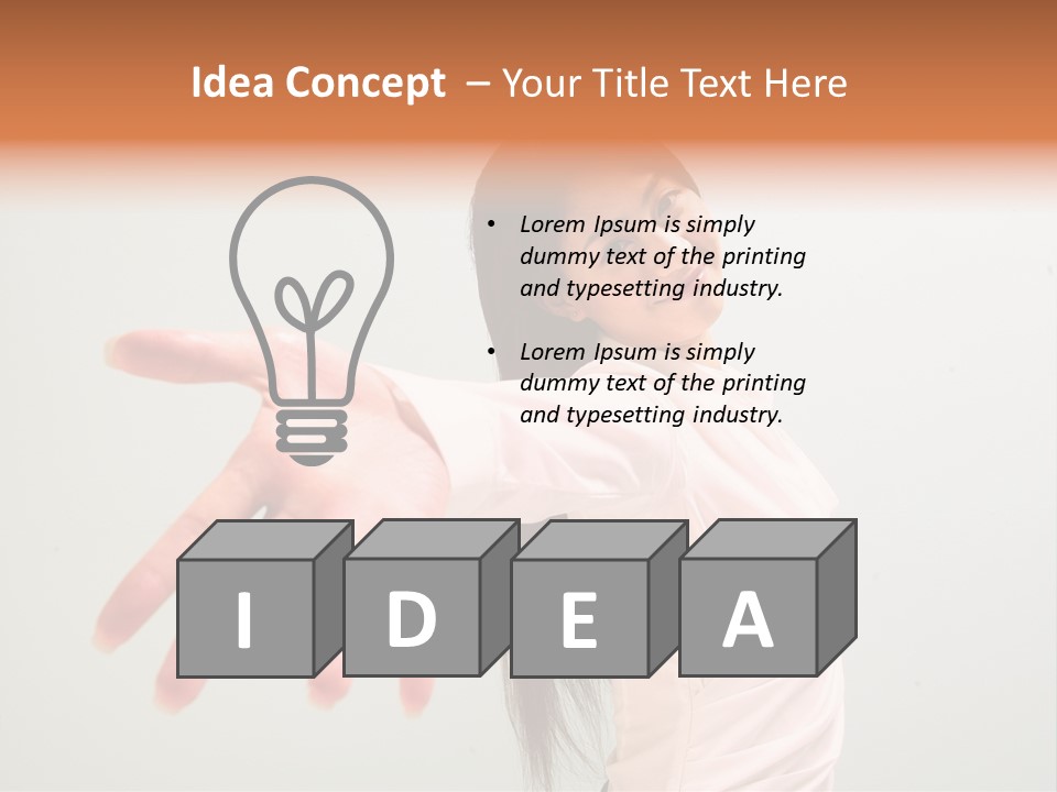 Secretary College Young PowerPoint Template