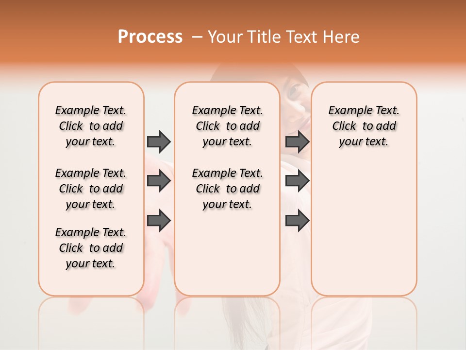 Secretary College Young PowerPoint Template