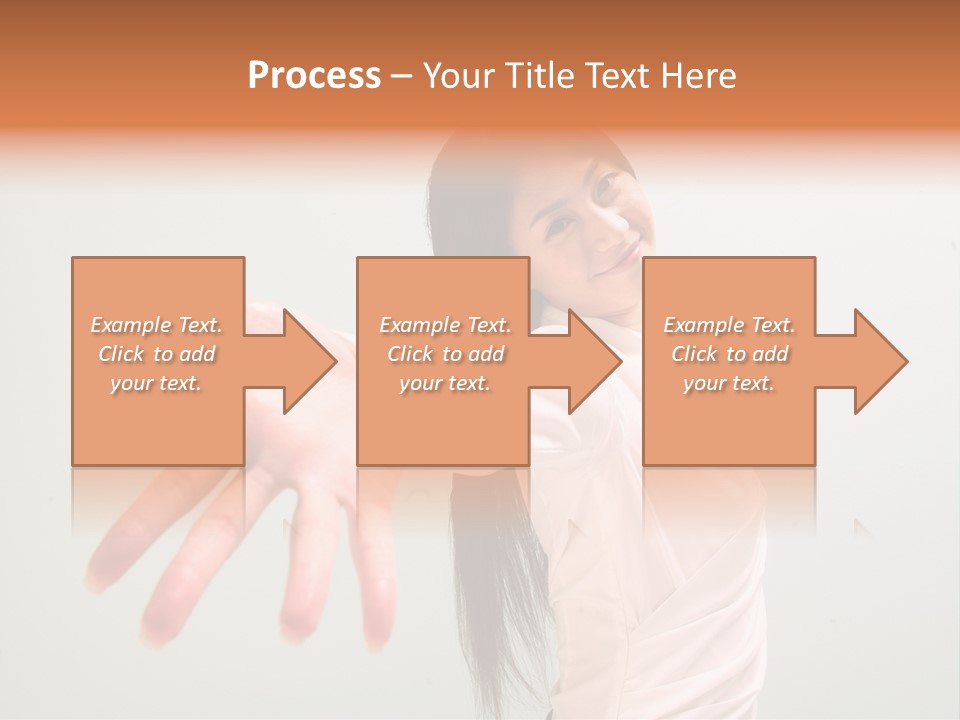 Secretary College Young PowerPoint Template