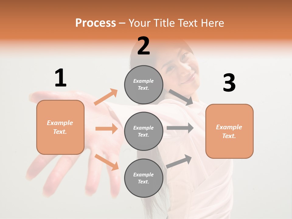 Secretary College Young PowerPoint Template