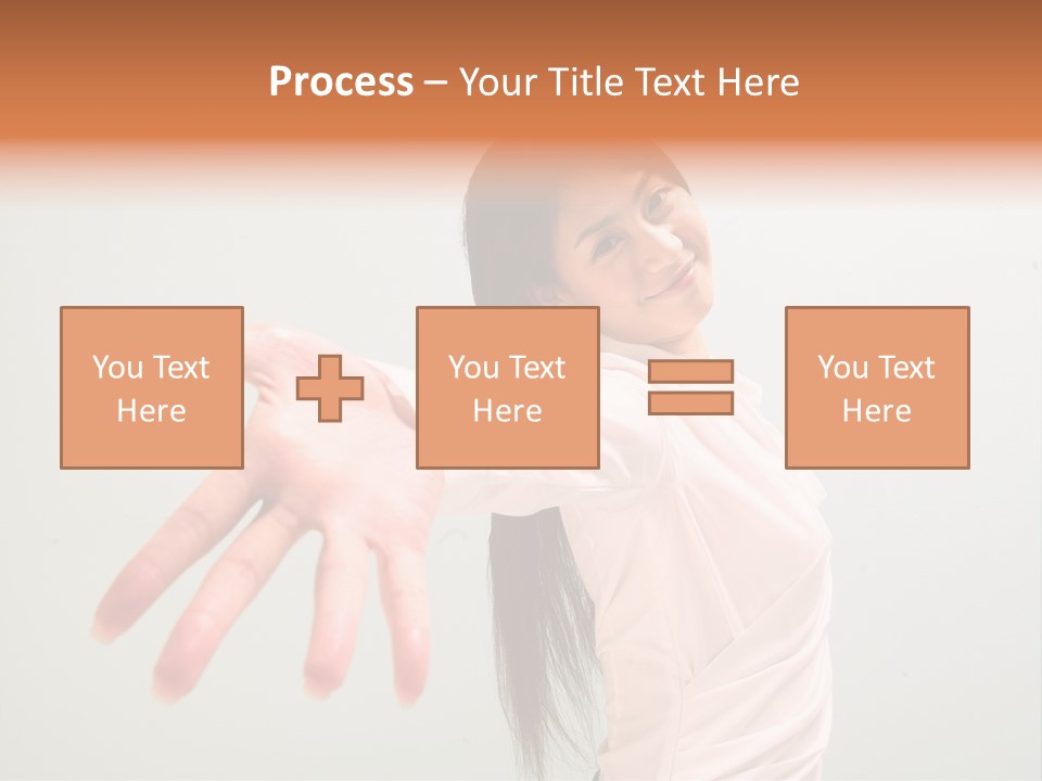 Secretary College Young PowerPoint Template