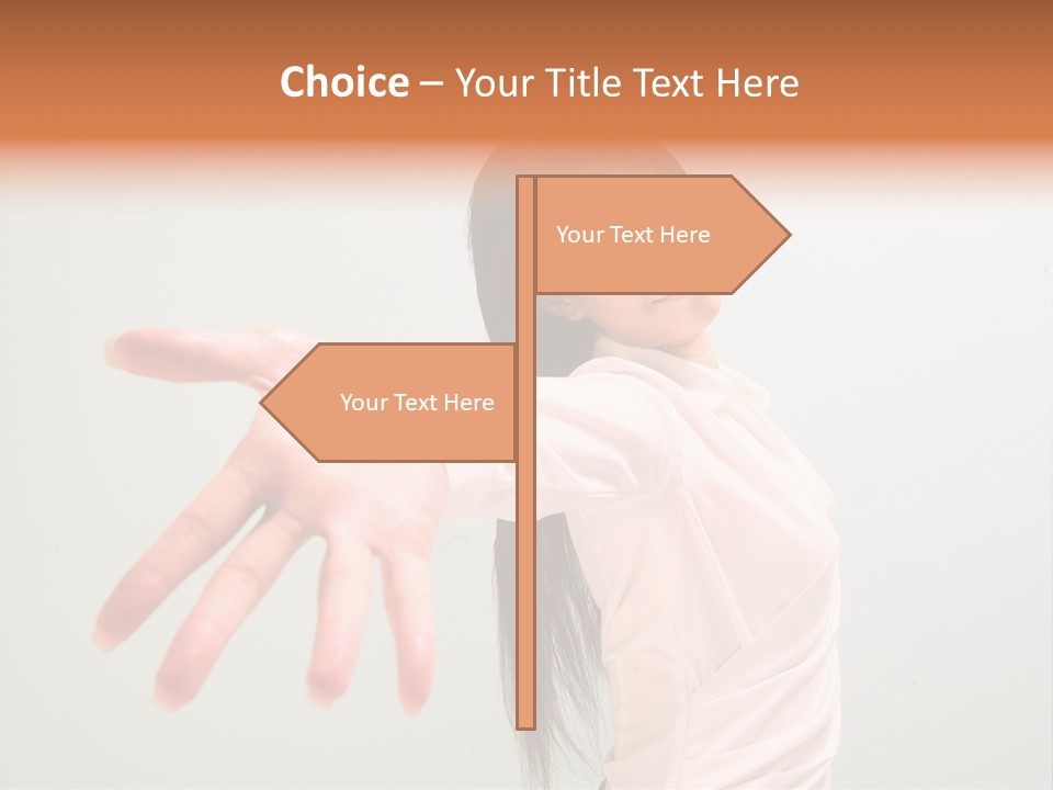 Secretary College Young PowerPoint Template