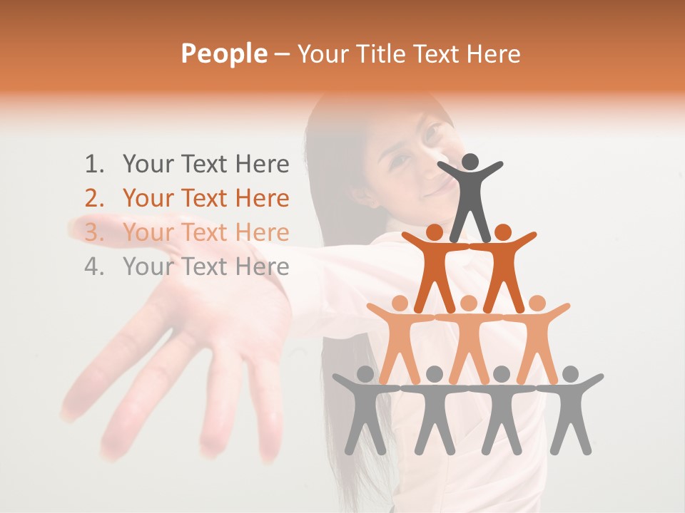 Secretary College Young PowerPoint Template