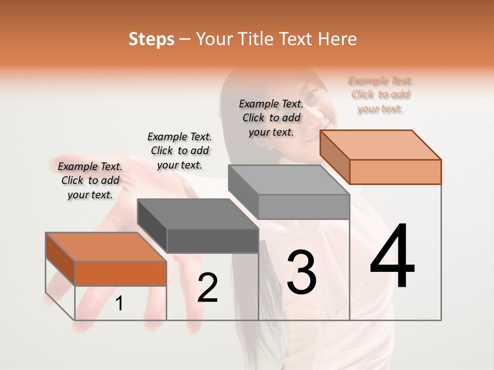 Secretary College Young PowerPoint Template