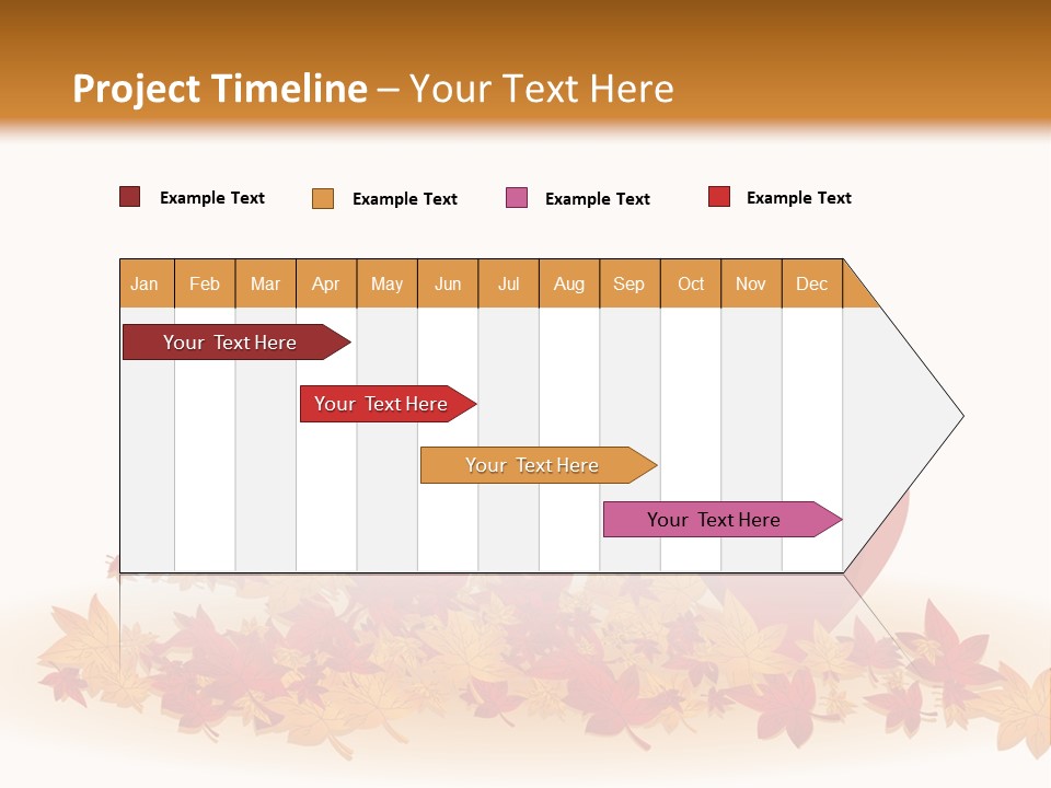 A Heart Surrounded By Leaves On A White Background PowerPoint Template