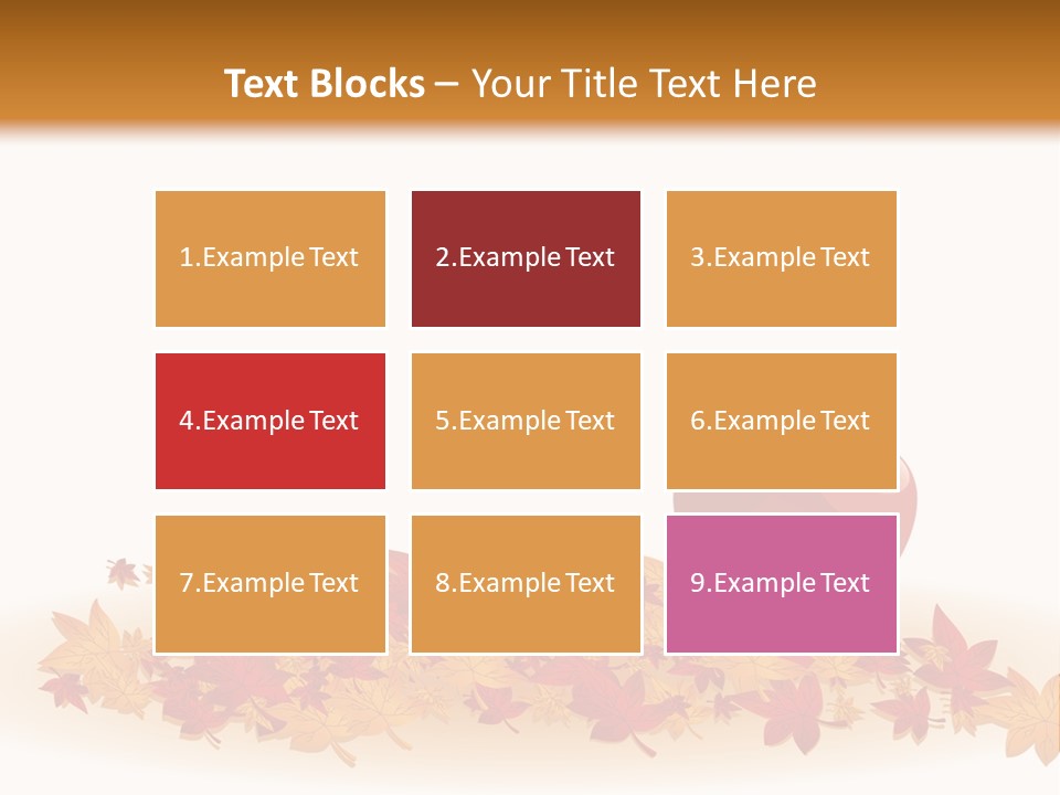 A Heart Surrounded By Leaves On A White Background PowerPoint Template