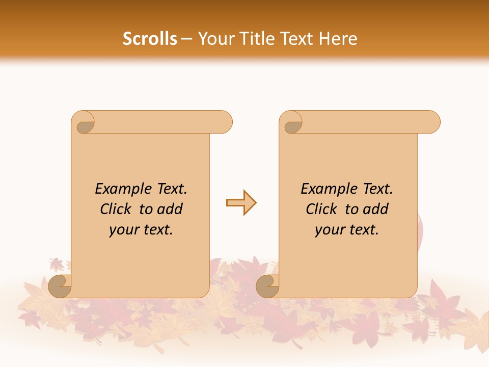 A Heart Surrounded By Leaves On A White Background PowerPoint Template