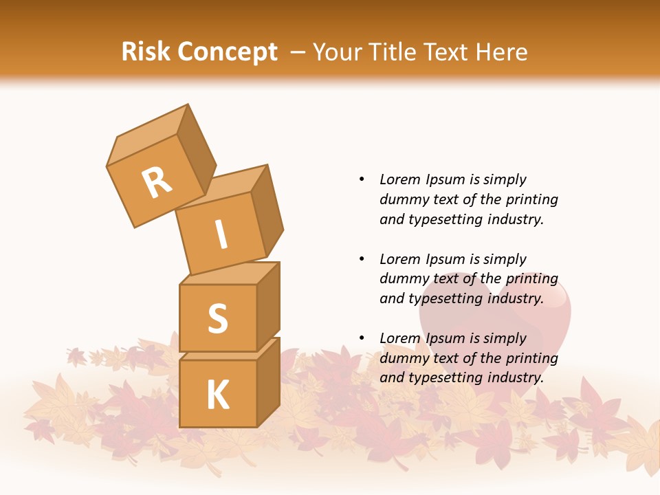 A Heart Surrounded By Leaves On A White Background PowerPoint Template
