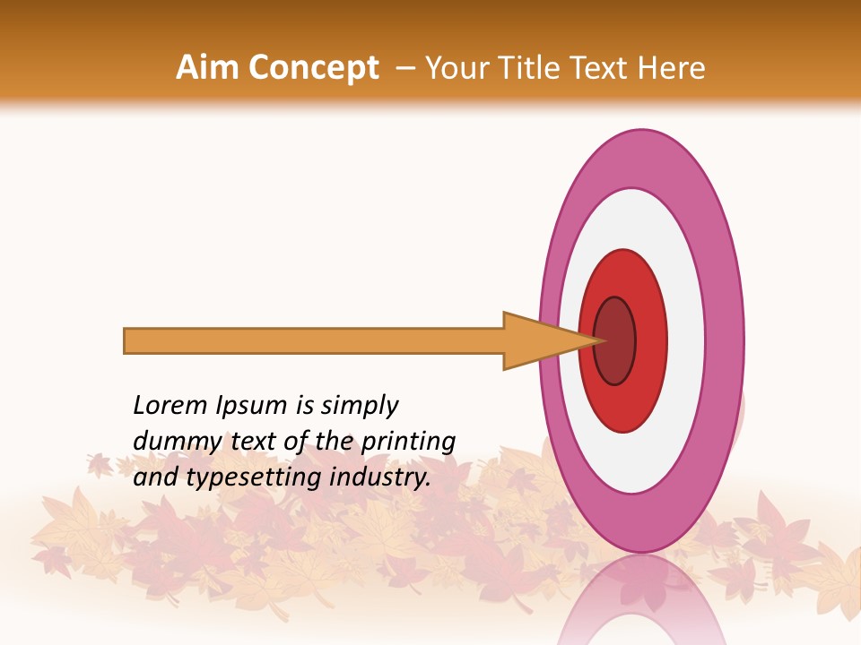 A Heart Surrounded By Leaves On A White Background PowerPoint Template