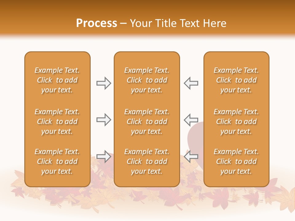 A Heart Surrounded By Leaves On A White Background PowerPoint Template