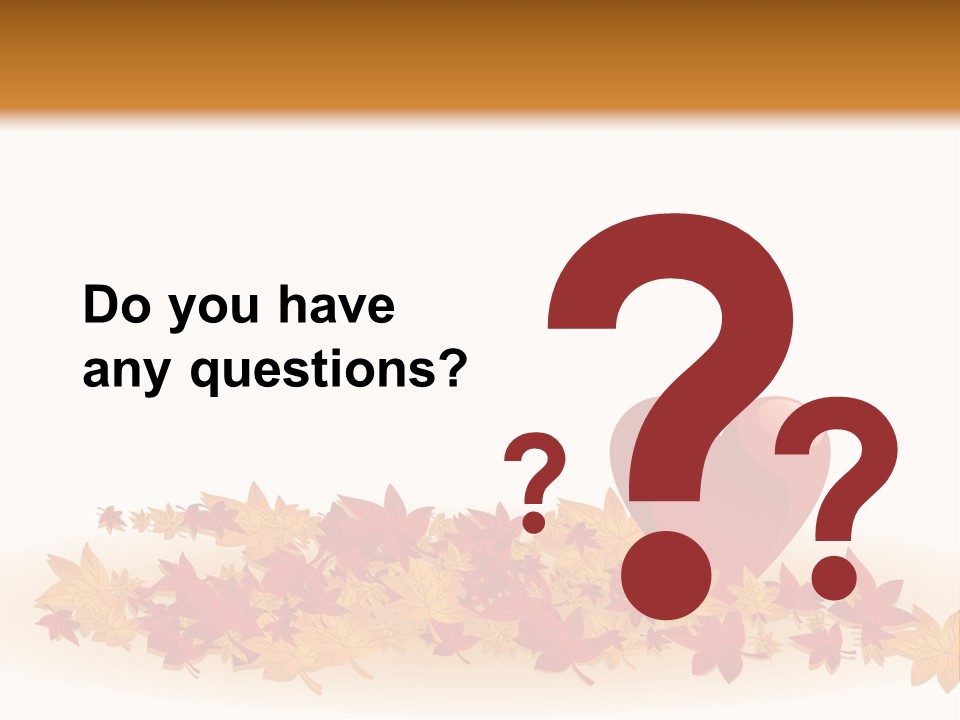 A Heart Surrounded By Leaves On A White Background PowerPoint Template