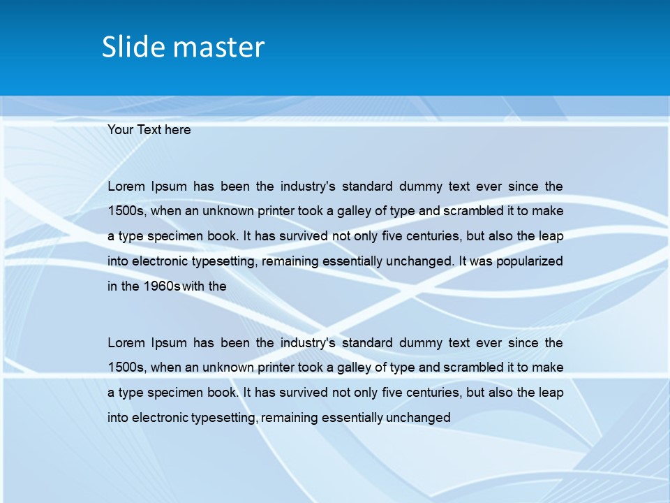 Shape Wave Metal PowerPoint Template