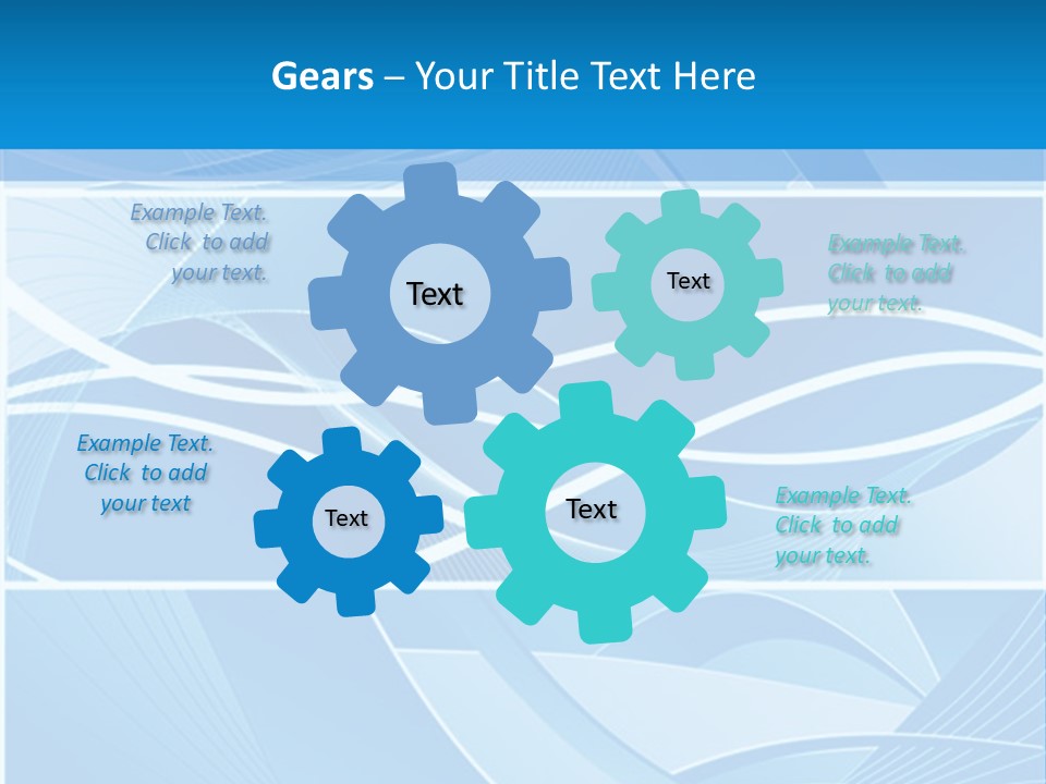 Shape Wave Metal PowerPoint Template