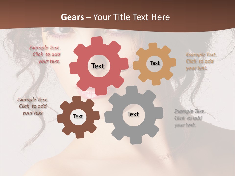 Closeup Glamour Make PowerPoint Template