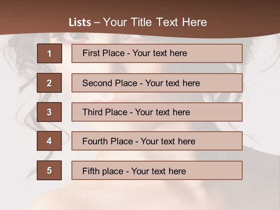 Closeup Glamour Make PowerPoint Template