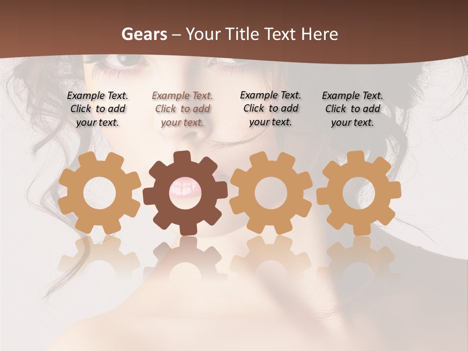 Closeup Glamour Make PowerPoint Template