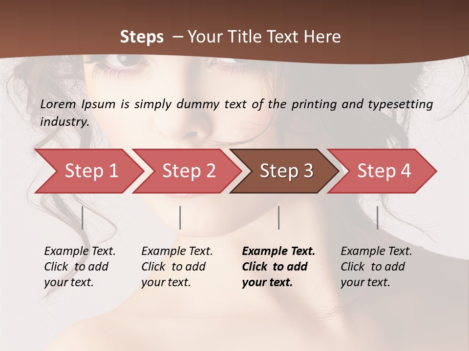 Closeup Glamour Make PowerPoint Template