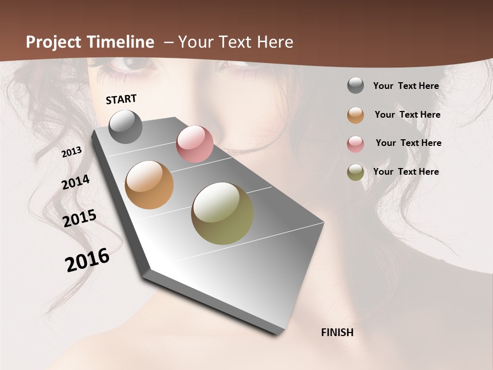 Closeup Glamour Make PowerPoint Template