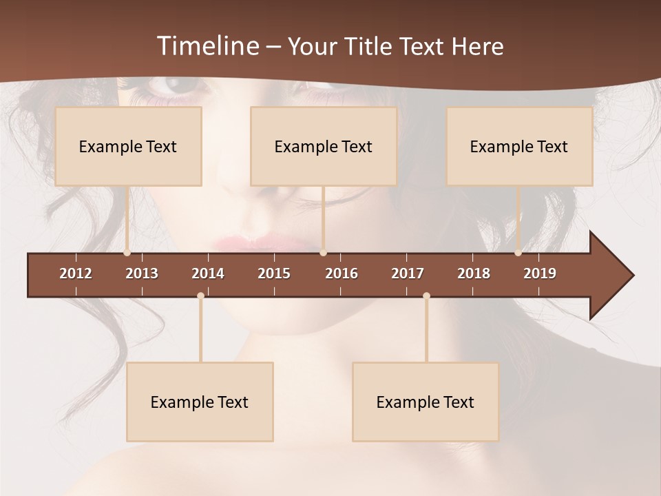 Closeup Glamour Make PowerPoint Template