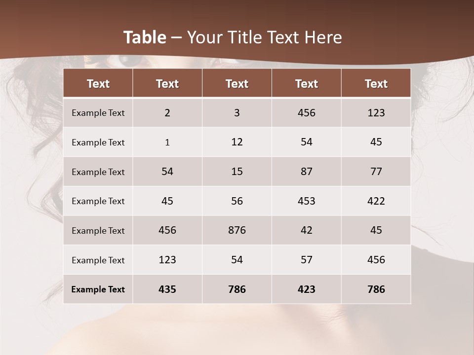 Closeup Glamour Make PowerPoint Template