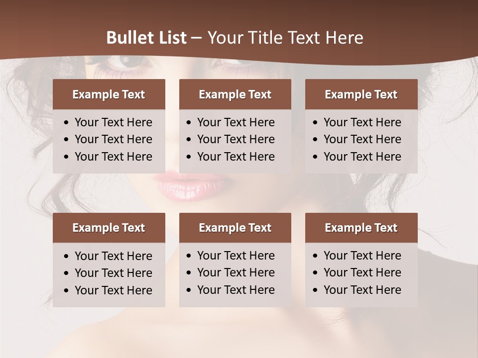 Closeup Glamour Make PowerPoint Template