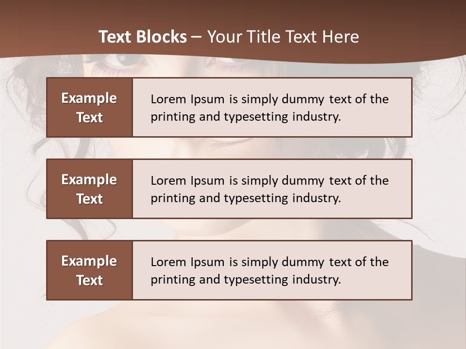 Closeup Glamour Make PowerPoint Template