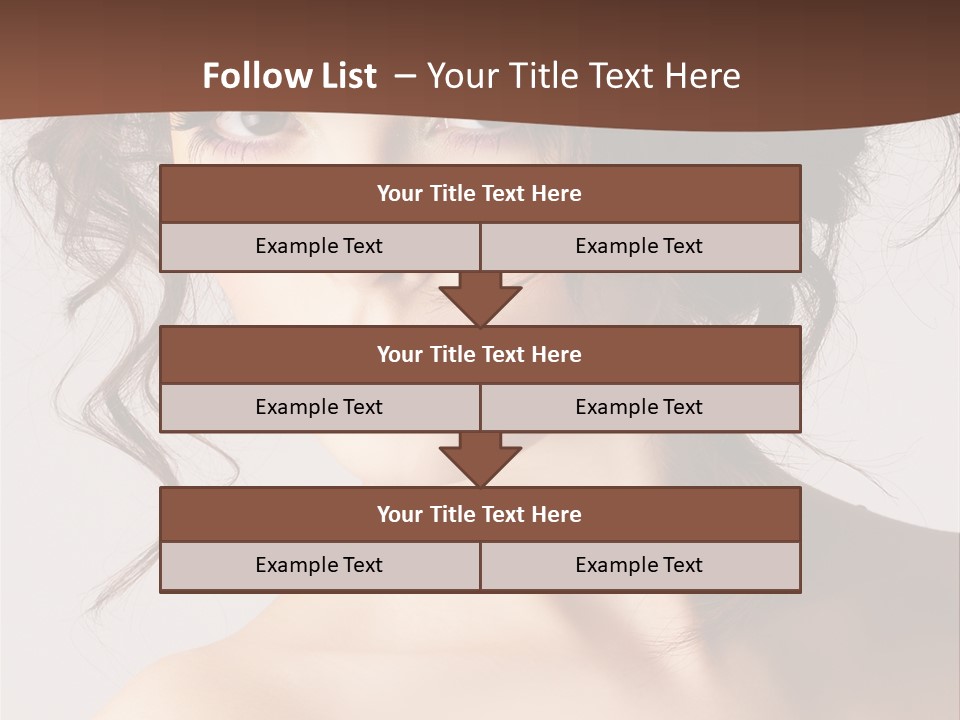 Closeup Glamour Make PowerPoint Template