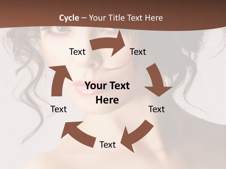 Closeup Glamour Make PowerPoint Template
