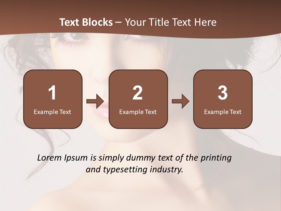 Closeup Glamour Make PowerPoint Template