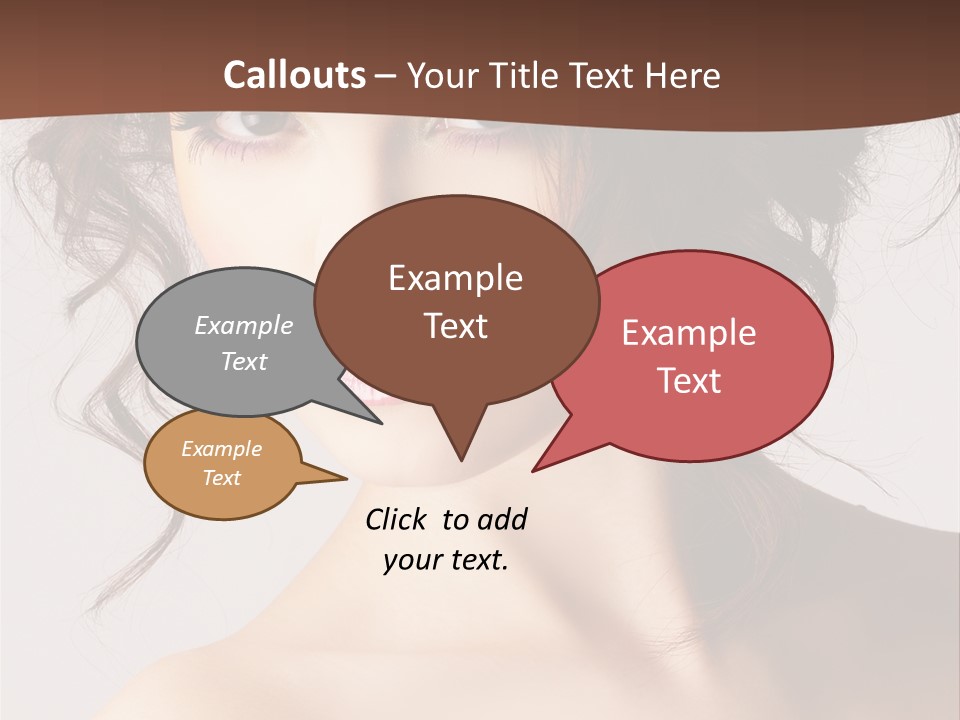 Closeup Glamour Make PowerPoint Template