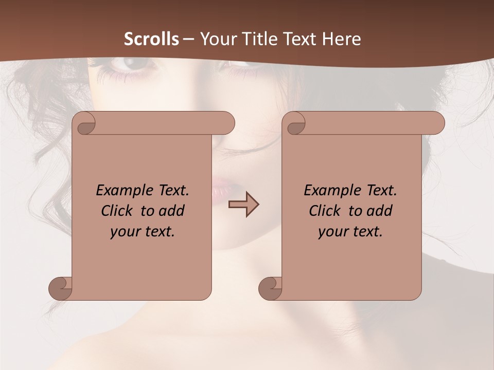 Closeup Glamour Make PowerPoint Template