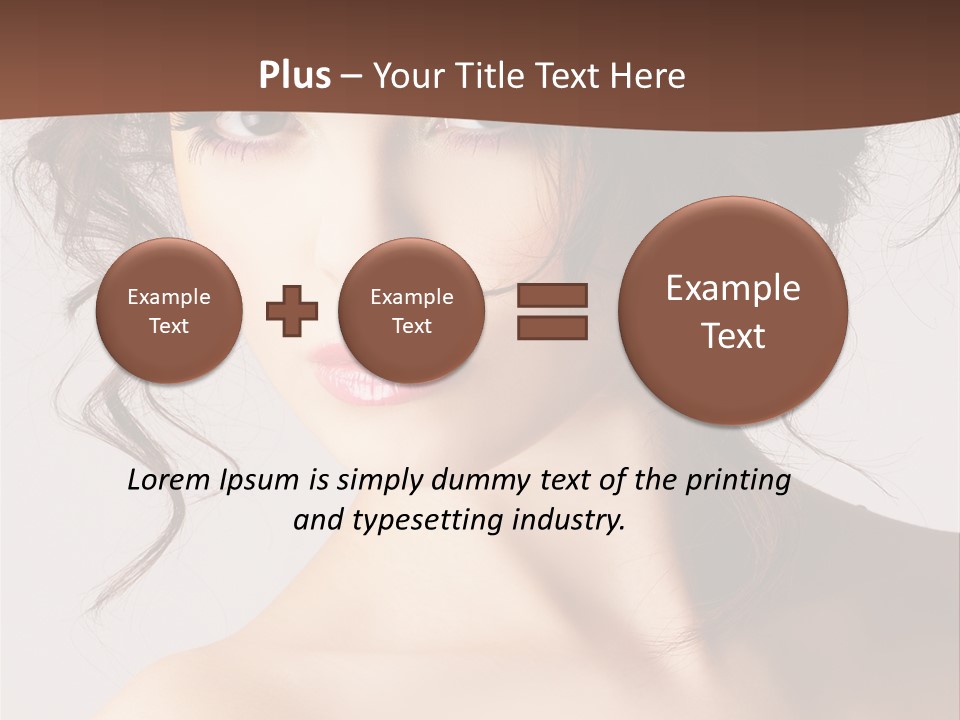 Closeup Glamour Make PowerPoint Template