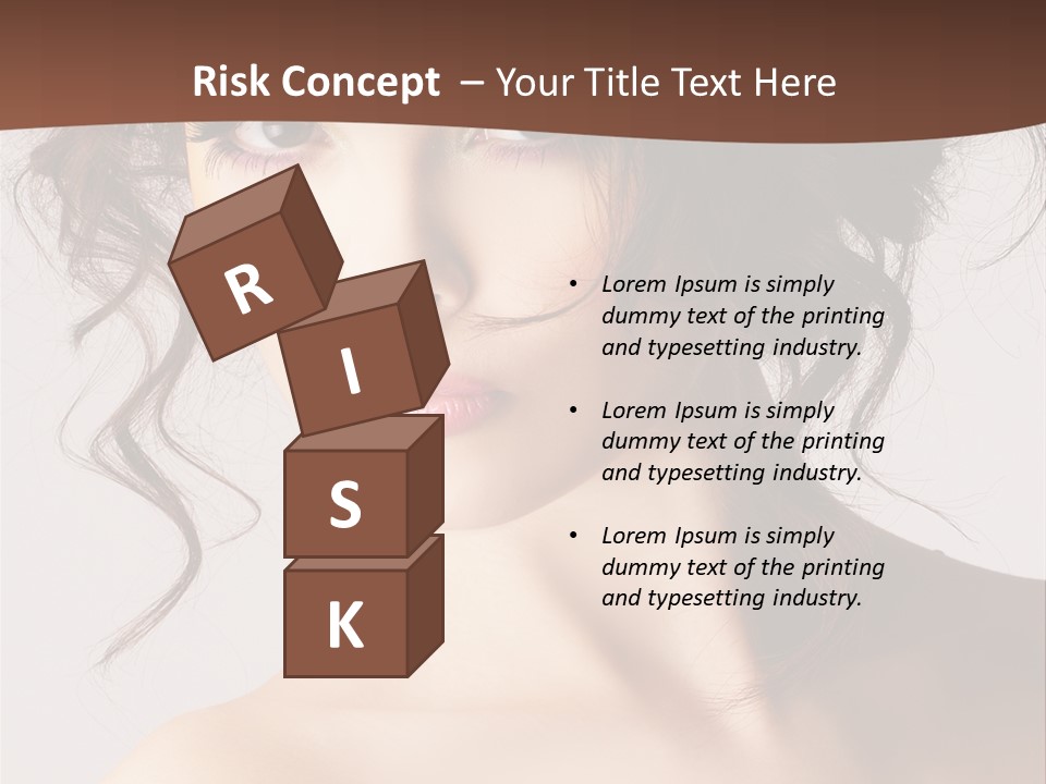 Closeup Glamour Make PowerPoint Template