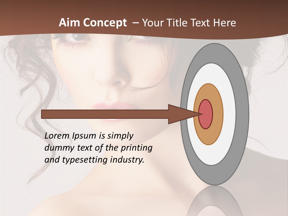 Closeup Glamour Make PowerPoint Template
