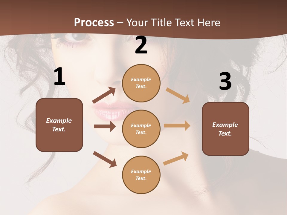 Closeup Glamour Make PowerPoint Template
