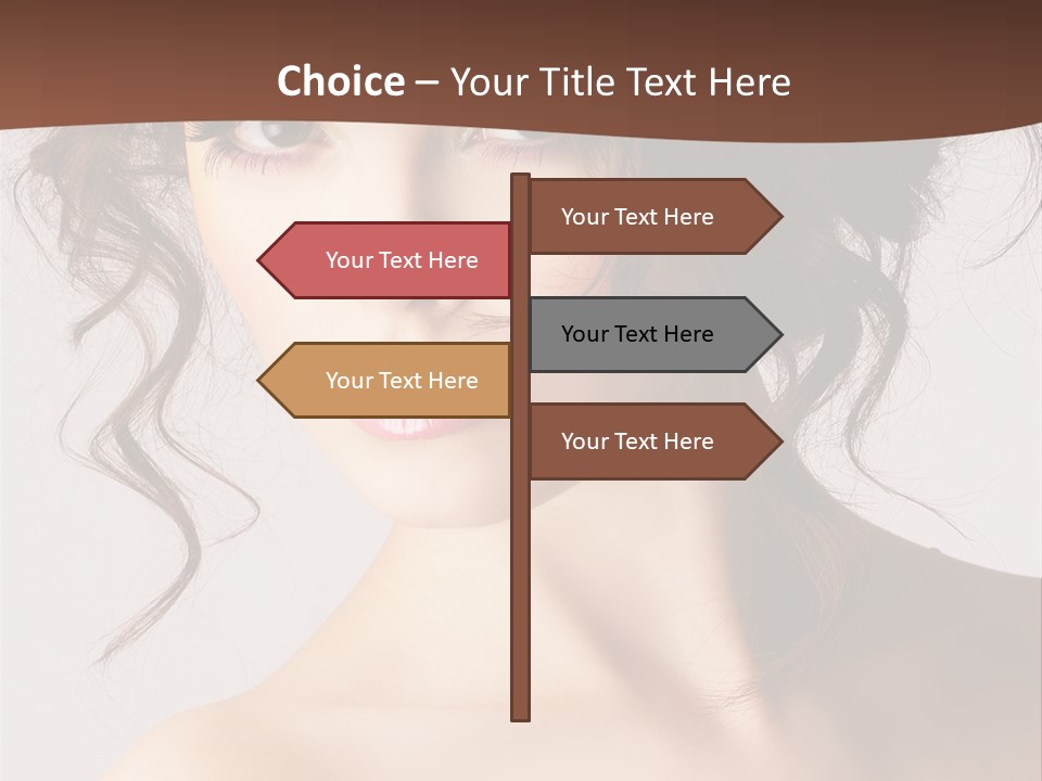 Closeup Glamour Make PowerPoint Template